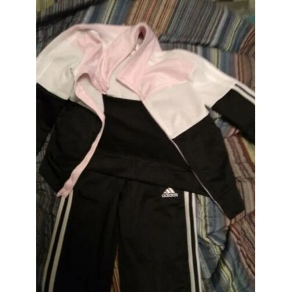 ADIDAS TRACK SUIT/For Girls Size 6 pants and jacket